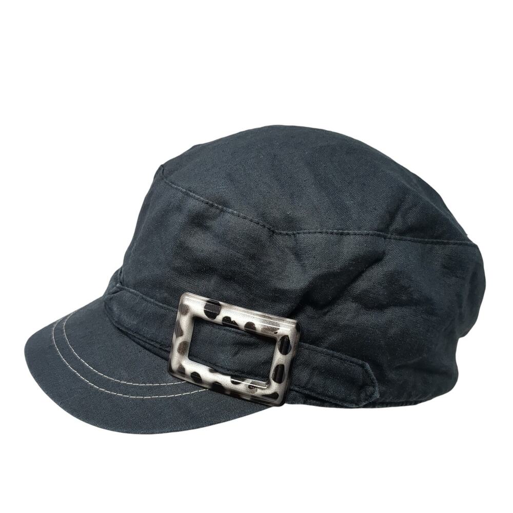 Scala Pronto Cadet Army Cap Black One Size Stretc… - image 1